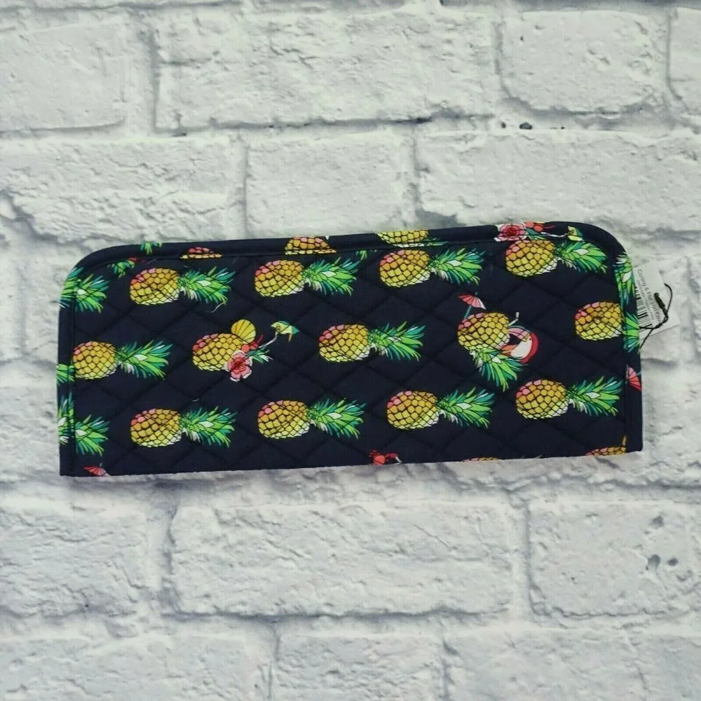 Vera Bradley Curling Flat Iron Cover Toucan Pineapple NWT
